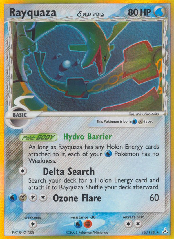 Rayquaza δ (16/110) - Holon Phantoms Pokémon Card