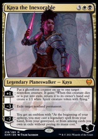 Kaya the Inexorable (Kaldheim) Trading Card