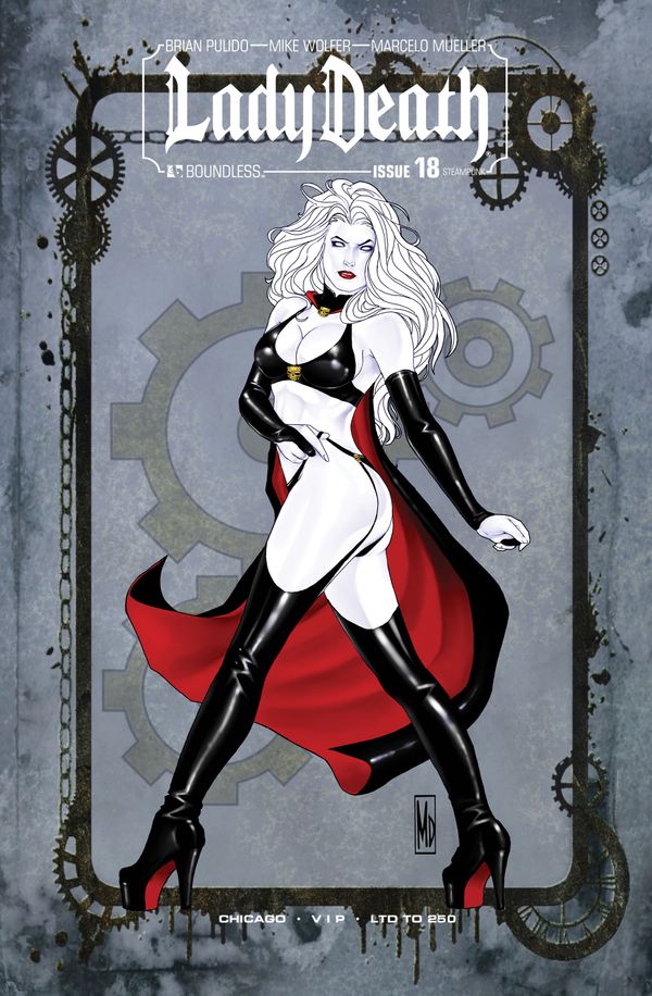Lady Death (ongoing) #18 (Chicago Steampunk Vip)