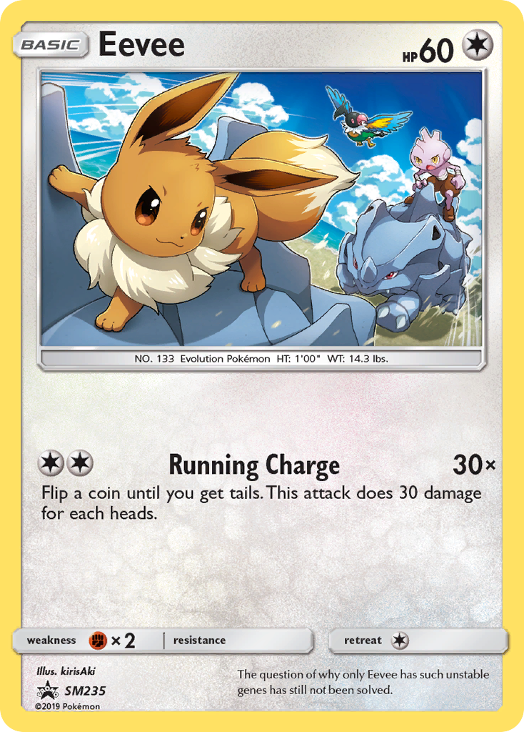 Eevee (SM235) - SM Black Star Promos Pokémon Card