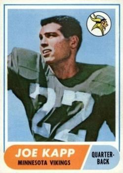 Joe Kapp 1968 Topps #159 Sports Card