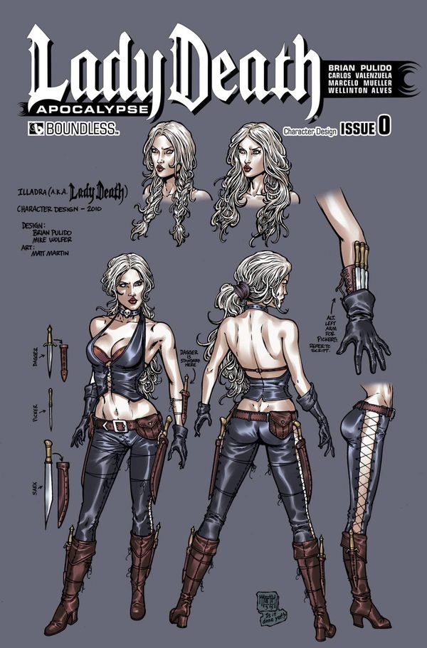 Lady Death Apocalypse  (Character Design Order Cover Cover)