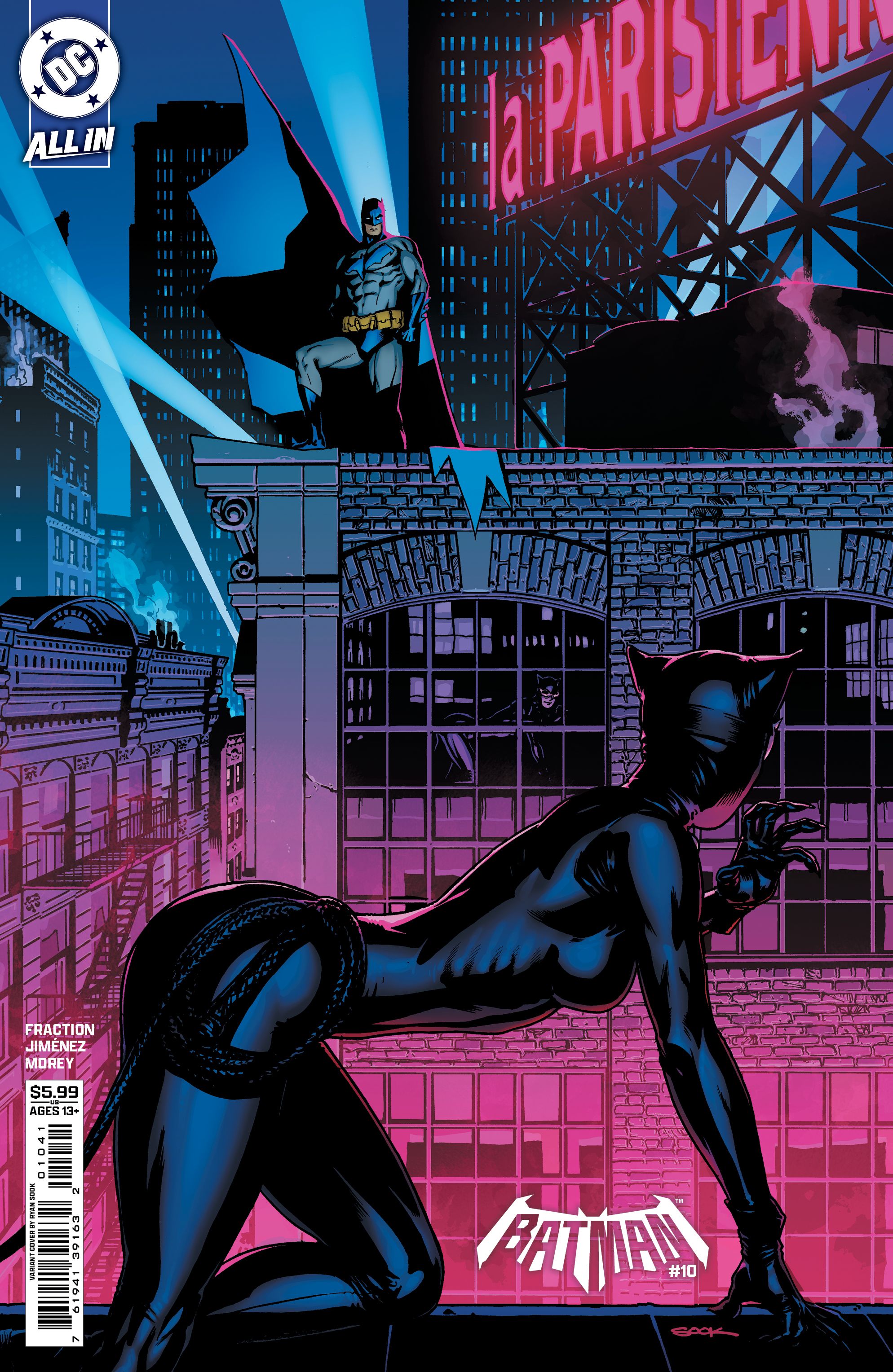 Batman #10 (Cvr D Ryan Sook Card Stock Variant) Comic