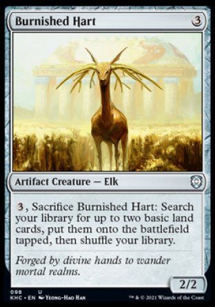 Burnished Hart (Kaldheim Commander Decks) Trading Card