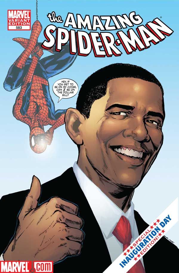 Amazing Spider-Man #583 (Obama Cover)