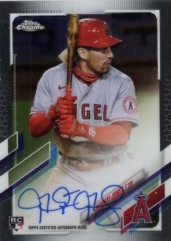 Jahmai Jones 2021 Topps Chrome - Rookie Autographs Baseball #RA-JJ Sports Card