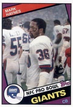 Mark Haynes 1984 Topps #317 Sports Card