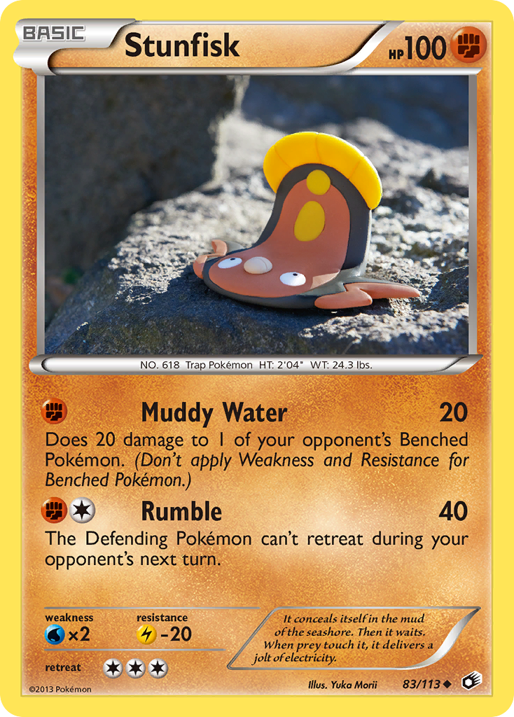 Stunfisk (83/113) - Legendary Treasures Pokémon Card