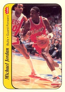 Michael Jordan 1986 Fleer Stickers #8