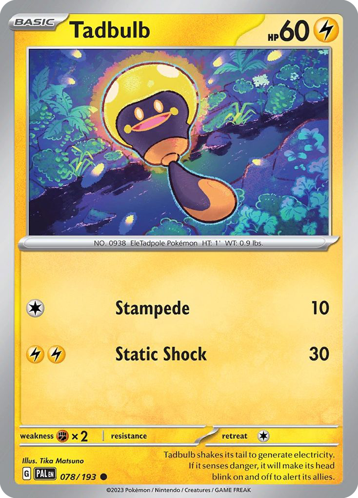 Tadbulb (78/193) - Paldea Evolved Pokémon Card