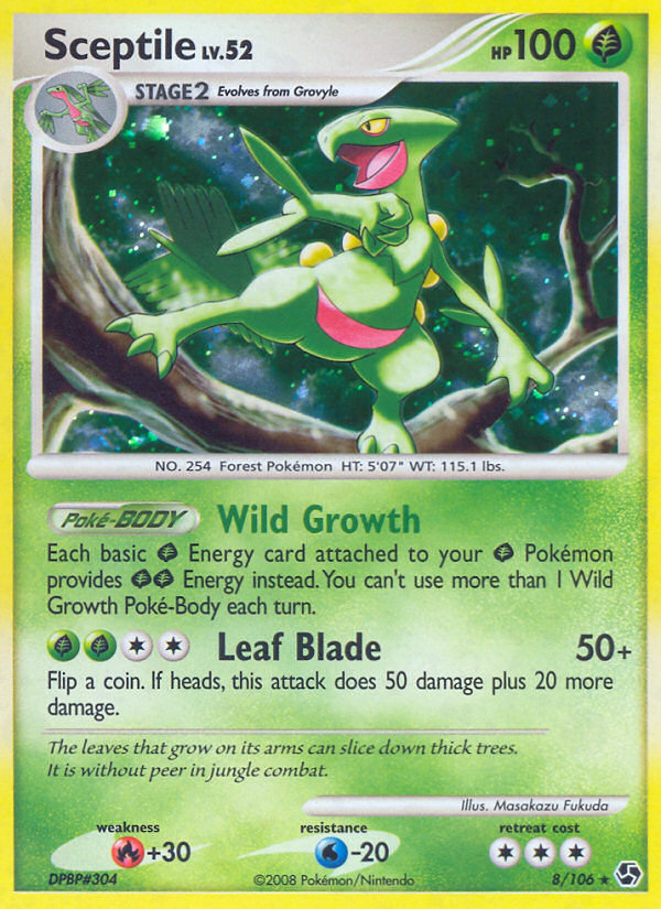 Sceptile (8/106) - Great Encounters Pokémon Card