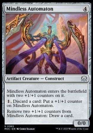 Mindless Automaton (March of the Machine Commander Decks) Trading Card