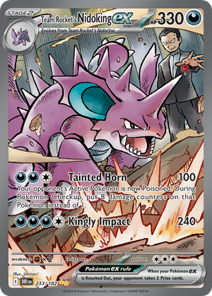 Team Rocket's Nidoking ex (233/182) - Destined Rivals