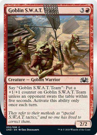 Goblin S.W.A.T. Team (Unsanctioned) Trading Card