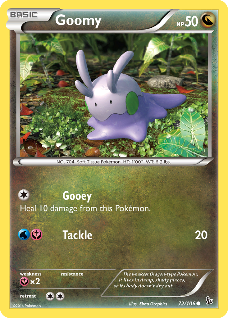 Goomy (72/106) - Flashfire Pokémon Card