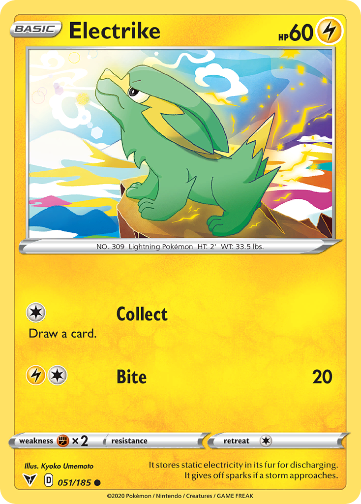 Electrike (51/185) - Vivid Voltage Pokémon Card