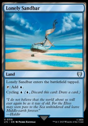 Lonely Sandbar (The Lord of the Rings Commander Decks)