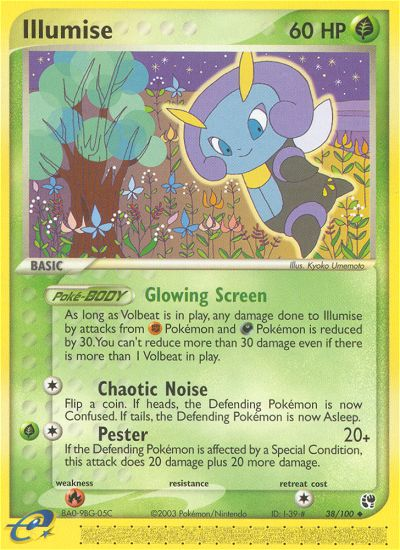 Illumise Pokémon Card