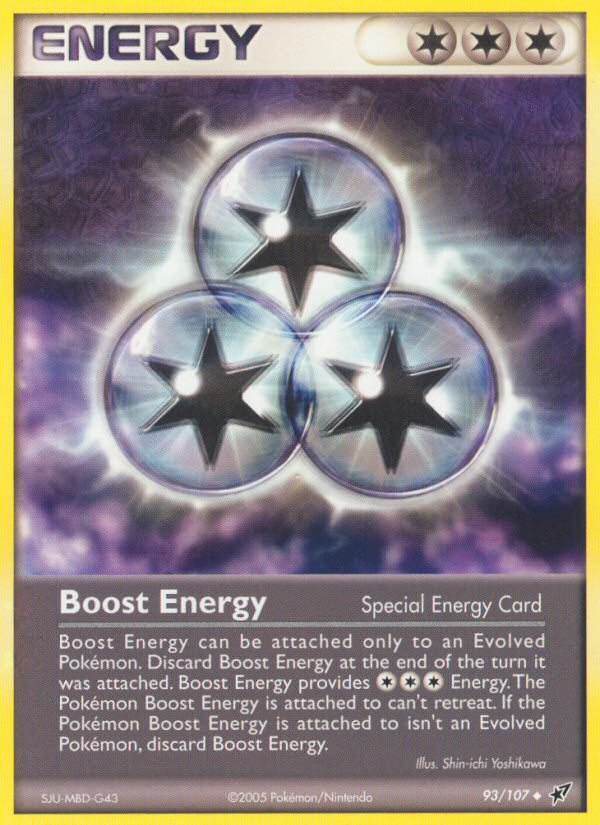 Boost Energy (93/107) - Deoxys Pokémon Card