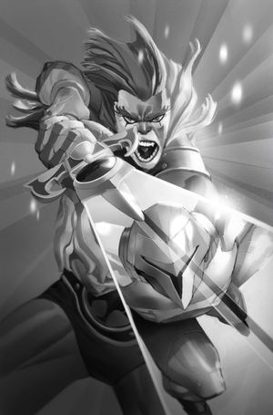 Thundercats X Silverhawks #1 (Cvr M Inc 1:30 Eric Canete B&W Virgin Variant)