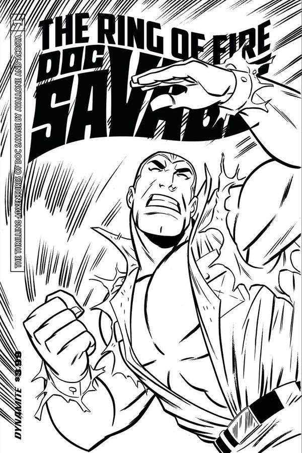 Doc Savage Ring Of Fire #1 (Cover D 20 Copy Cover)