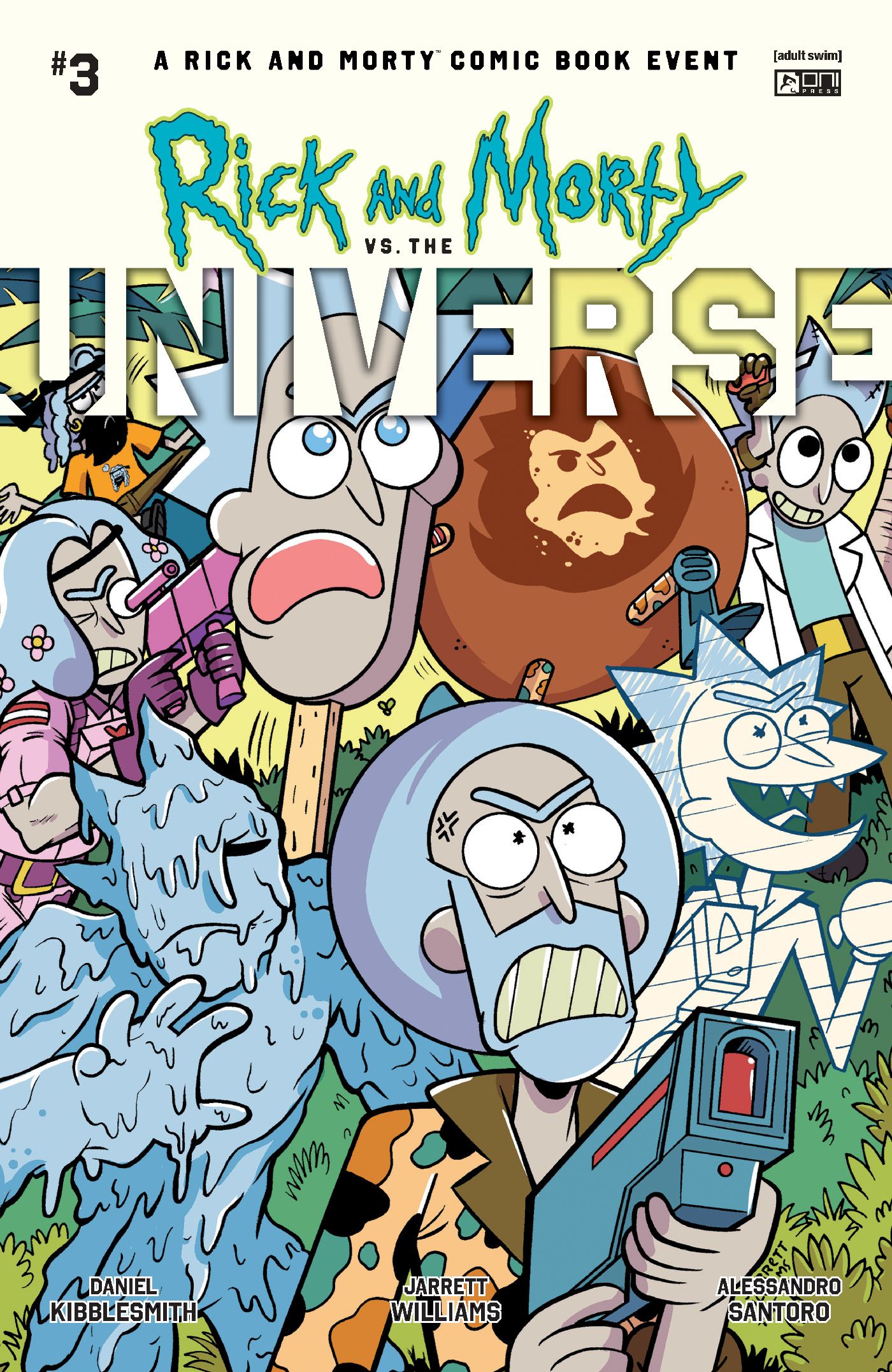 Rick And Morty Vs The Universe #3 (Cvr E Inc 1:50 Jarrett Williams Prime Variant) Comic