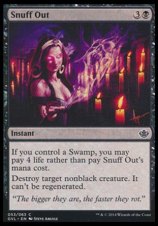 Snuff Out (Duel Decks : Anthology) Trading Card