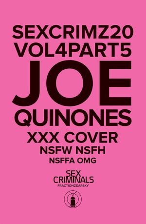 Sex Criminals #20 (Xxx Joe Quinones Variant)