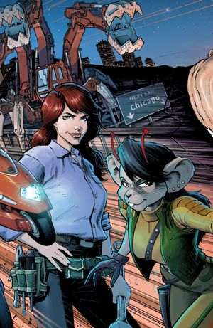 Biker Mice From Mars #2 (Cvr D Inc 1:10 Dustin Weaver Full Art Variant)