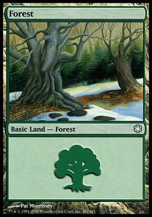 Forest (Coldsnap Theme Decks) Trading Card