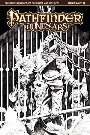 Pathfinder: Runescars #3 (Cover D 10 Copy Lau B&w Cover)