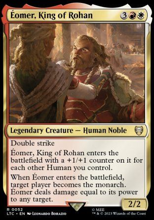 �omer, King of Rohan (The Lord of the Rings Commander Decks) Trading Card