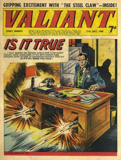 Valiant #27 July 1968 Comic