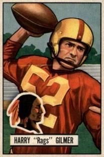 Harry Gilmer 1951 Bowman #72 Sports Card