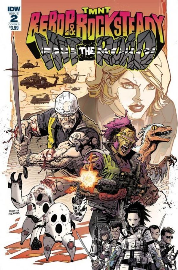 Teenage Mutant Ninja Turtles: Bebop & Rocksteady Hit the Road #2 (Cover B Weaver)