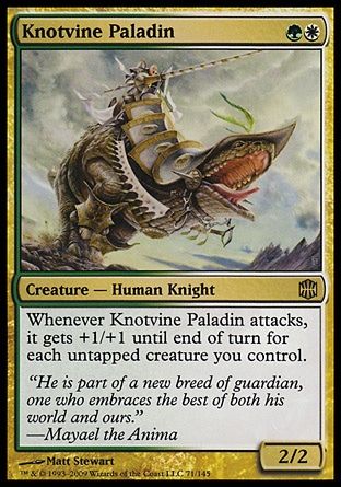 Knotvine Paladin (Alara Reborn) Trading Card