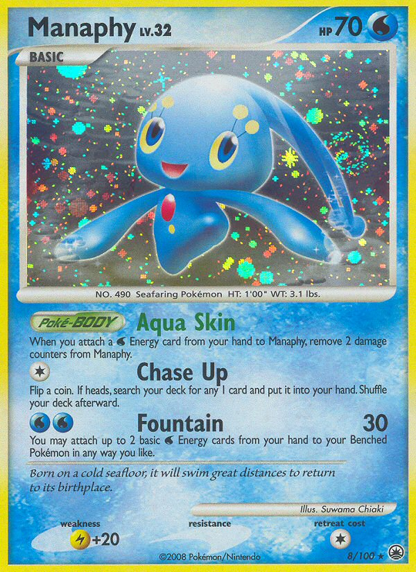 Manaphy (8/100) - Majestic Dawn Pokémon Card