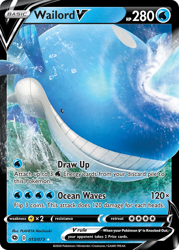 Wailord V (13/73) - Champion's Path