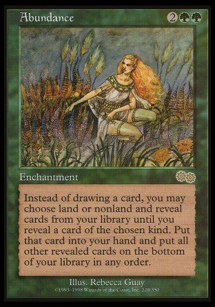 Abundance (Urza's Saga) Trading Card