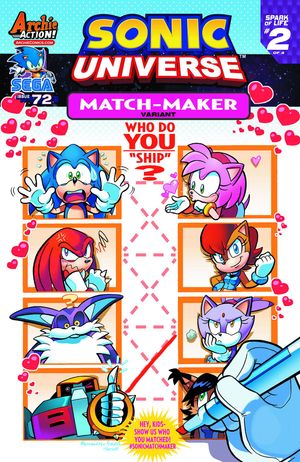 Sonic Universe #72 (Match Maker Variant Cover)