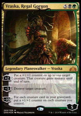 Vraska, Regal Gorgon (Guilds of Ravnica) Trading Card