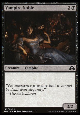 Vampire Noble (Shadows over Innistrad) Trading Card