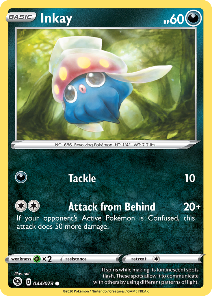 Inkay (44/73) - Champion's Path Pokémon Card