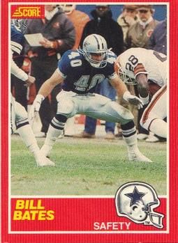 Bill Bates 1989 Score #111 Sports Card