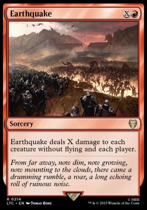 Earthquake (The Lord of the Rings Commander Decks)