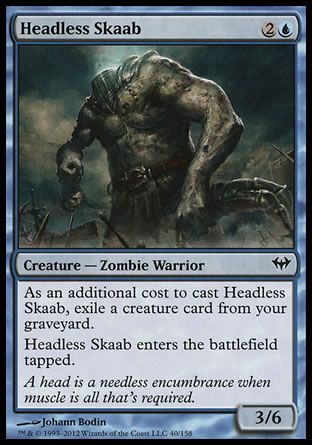 Headless Skaab (Dark Ascension) Trading Card