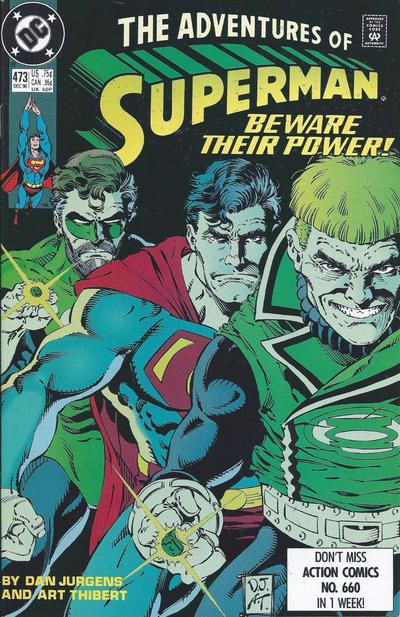 Adventures of Superman #473 Comic