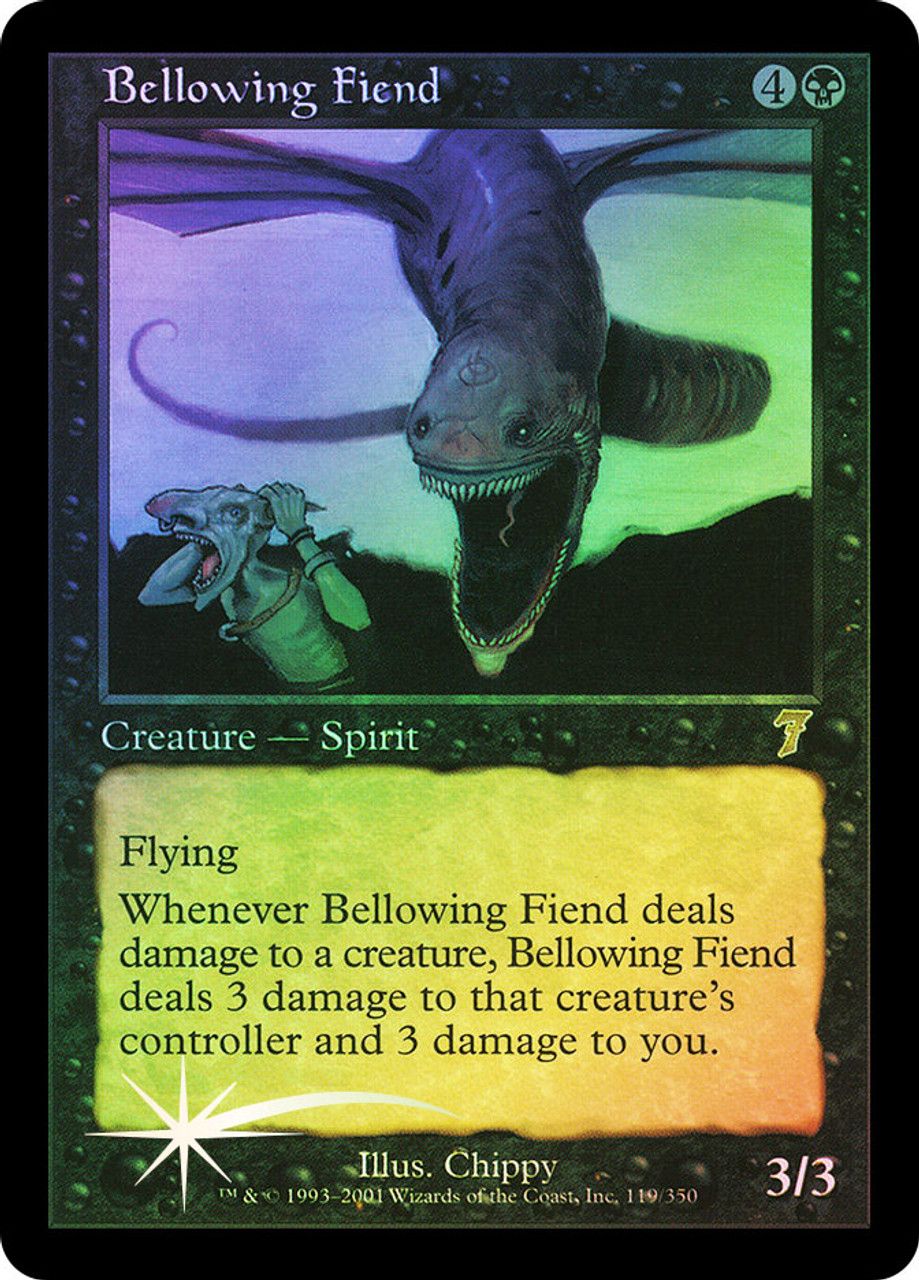 Bellowing Fiend (7th Edition - Foil) Trading Card