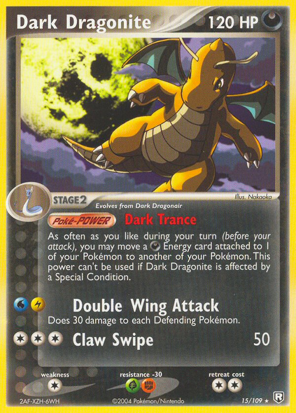 Dark Dragonite (15/109) - Team Rocket Returns Pokémon Card