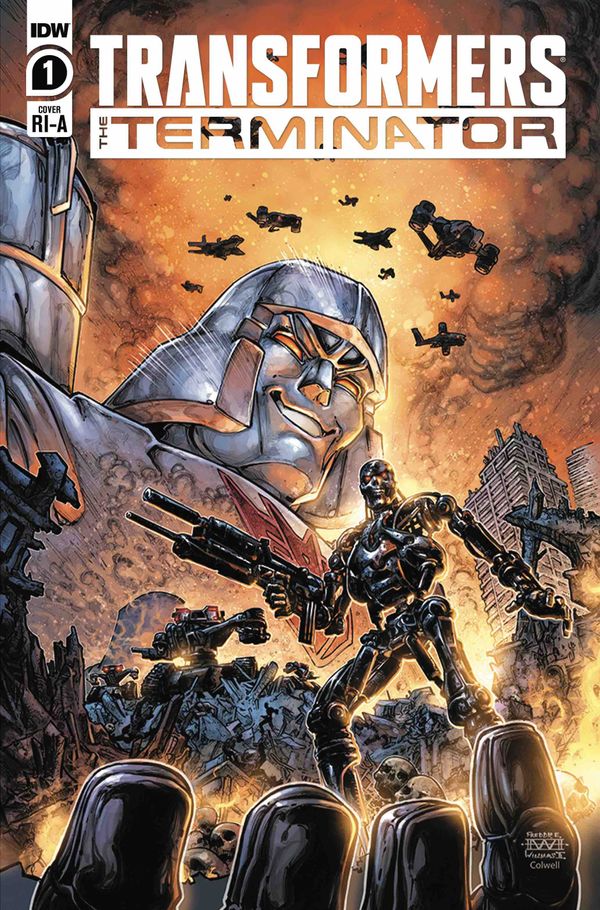Transformers vs. The Terminator #1 (10 Copy Cover)